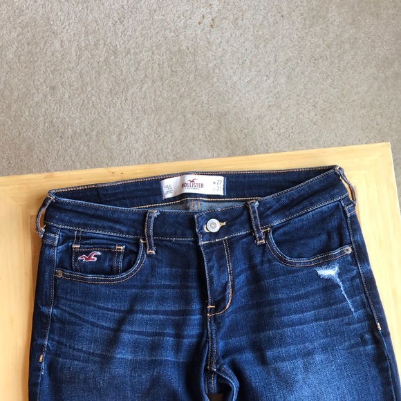 Hollister Darkwash Bootcut Jeans- Size 5S (EUC) - Picture 3 of 7